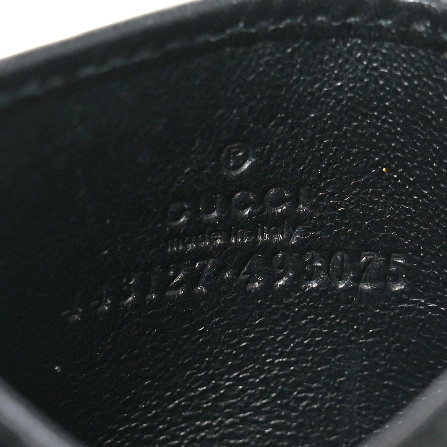 Gucci Calfskin Matelasse GG Marmont Card Holder Black