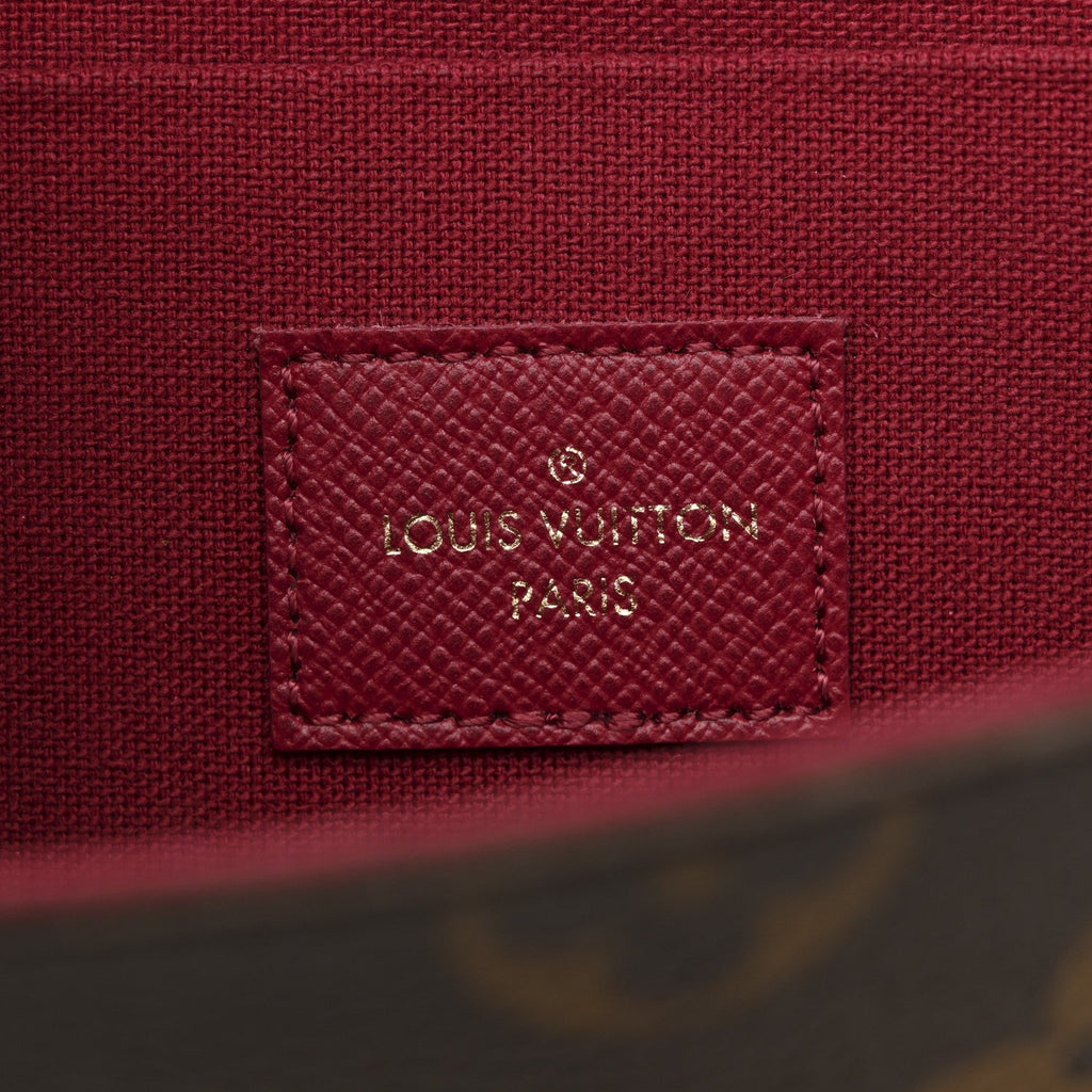 Louis Vuitton Monogram Pochette Felicie Chain Wallet Fuchsia