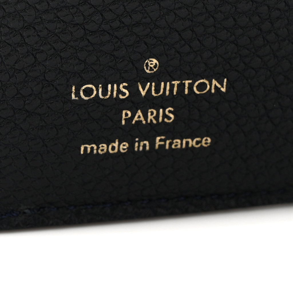 Louis Vuitton Empreinte Compact Curieuse Wallet Black