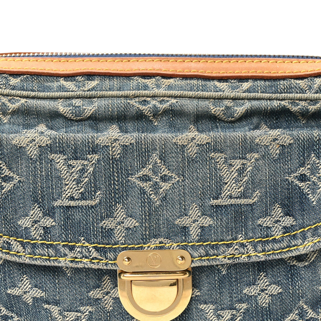 Louis Vuitton Monogram Denim Bum Bag Blue