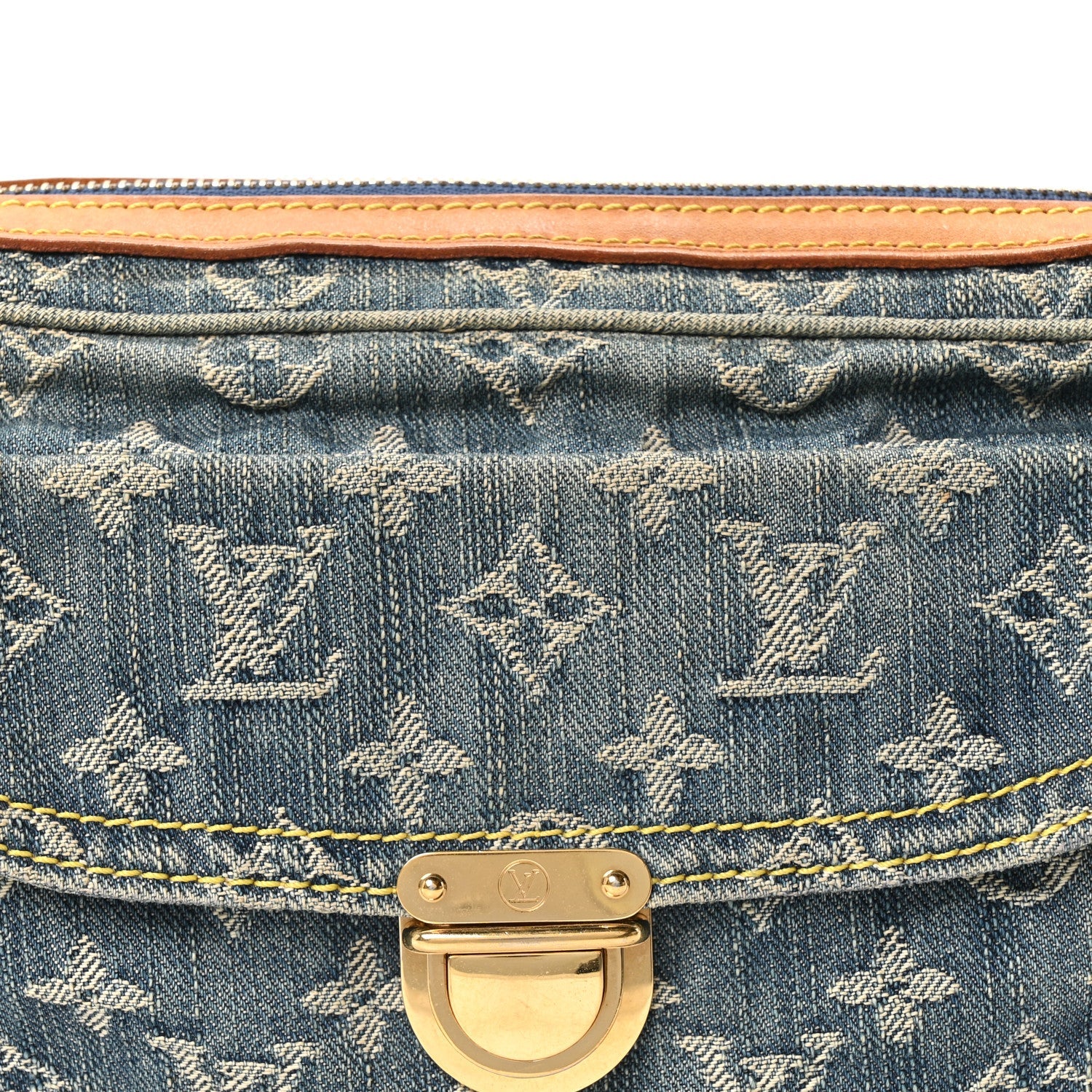 Louis Vuitton Monogram Denim Bum Bag Blue