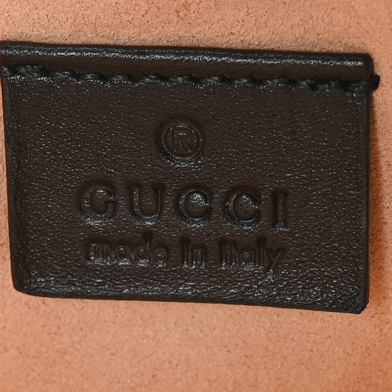 Gucci Calfskin Matelasse Mini GG Marmont Chain Bag Black