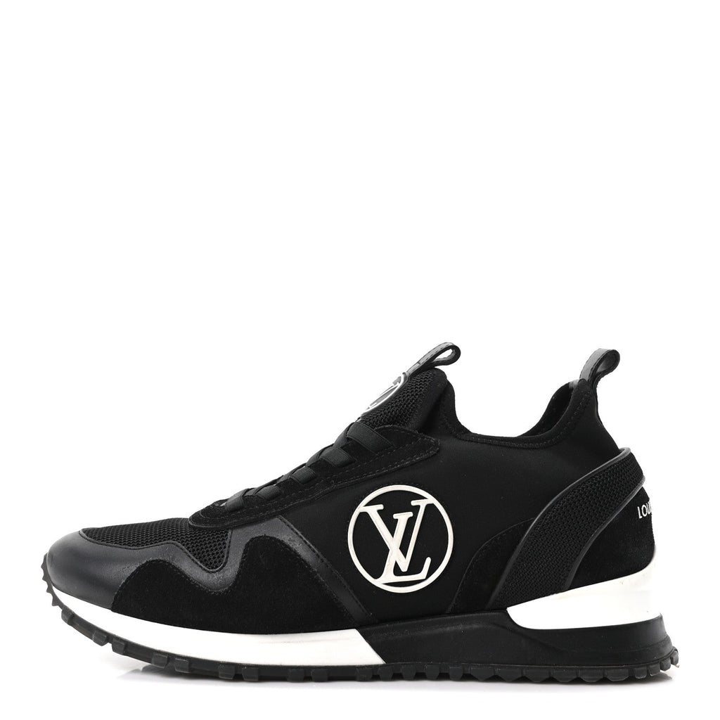Louis Vuitton Calfskin Run Away Sneakers 38.5 Black