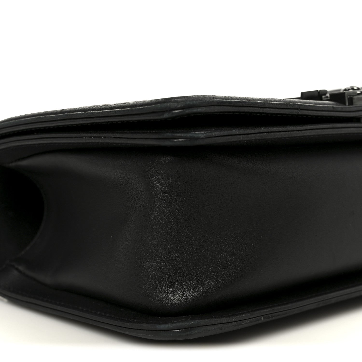 Chanel Calfskin Quilted Medium Boy Flap So Black