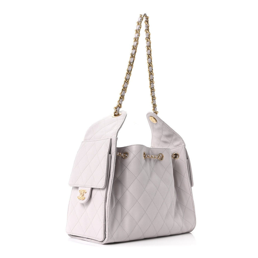 Chanel Caviar Quilted Small Chanel 25 Handbag Lilas Lilac