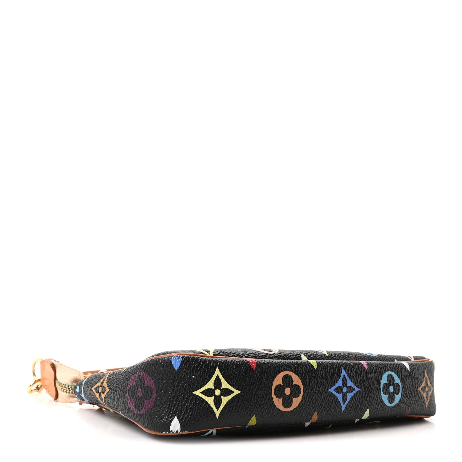 Louis Vuitton Monogram Multicolor Pochette Accessories Black