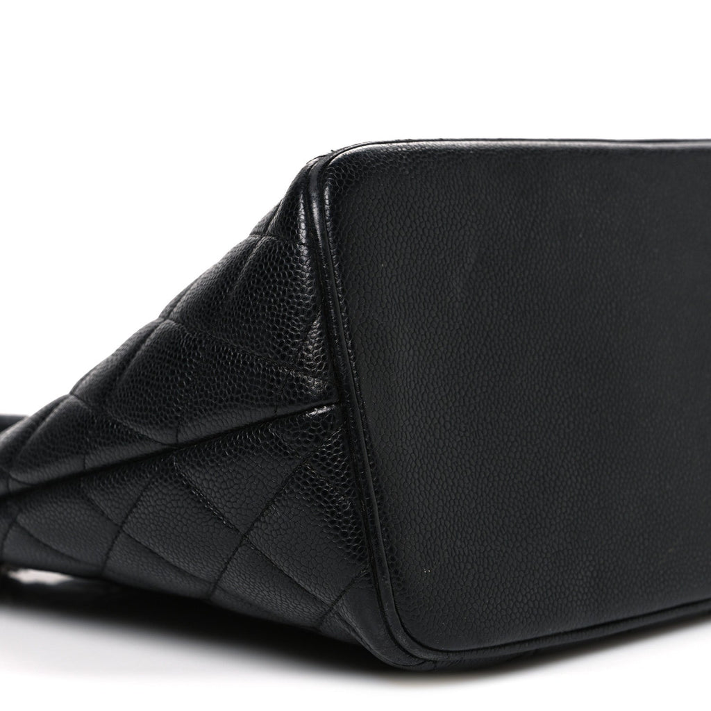 Chanel Caviar Quilted Medallion Tote Black