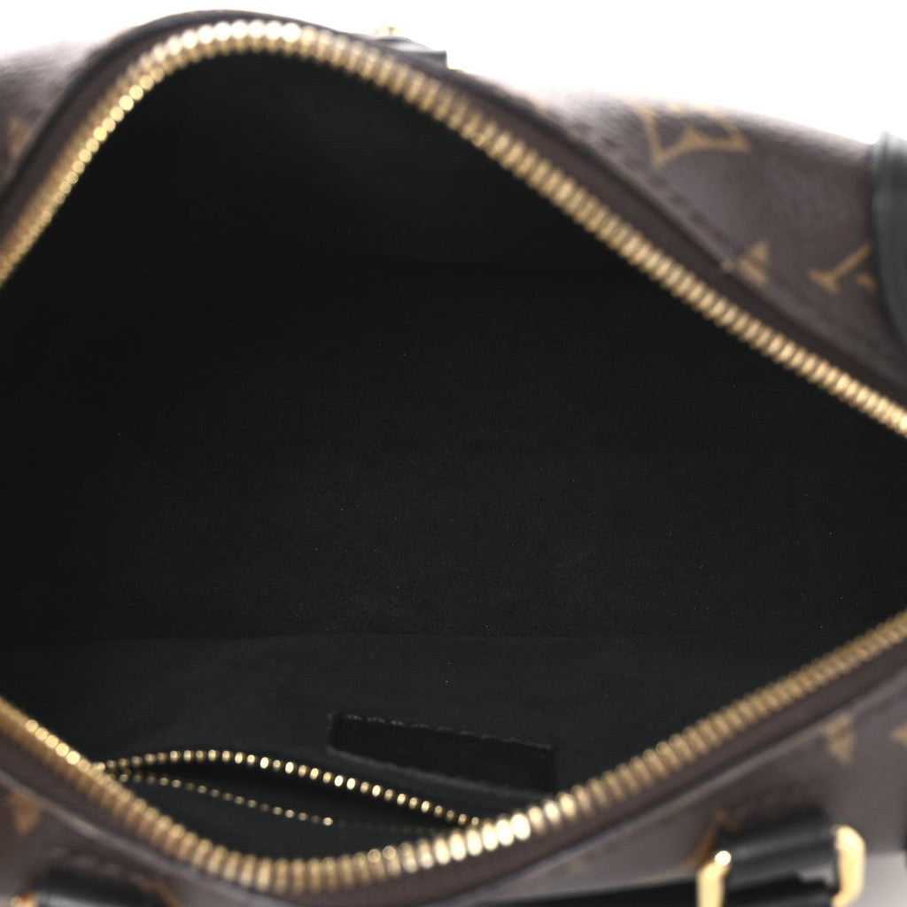 Louis Vuitton Monogram Petite Malle Souple Black