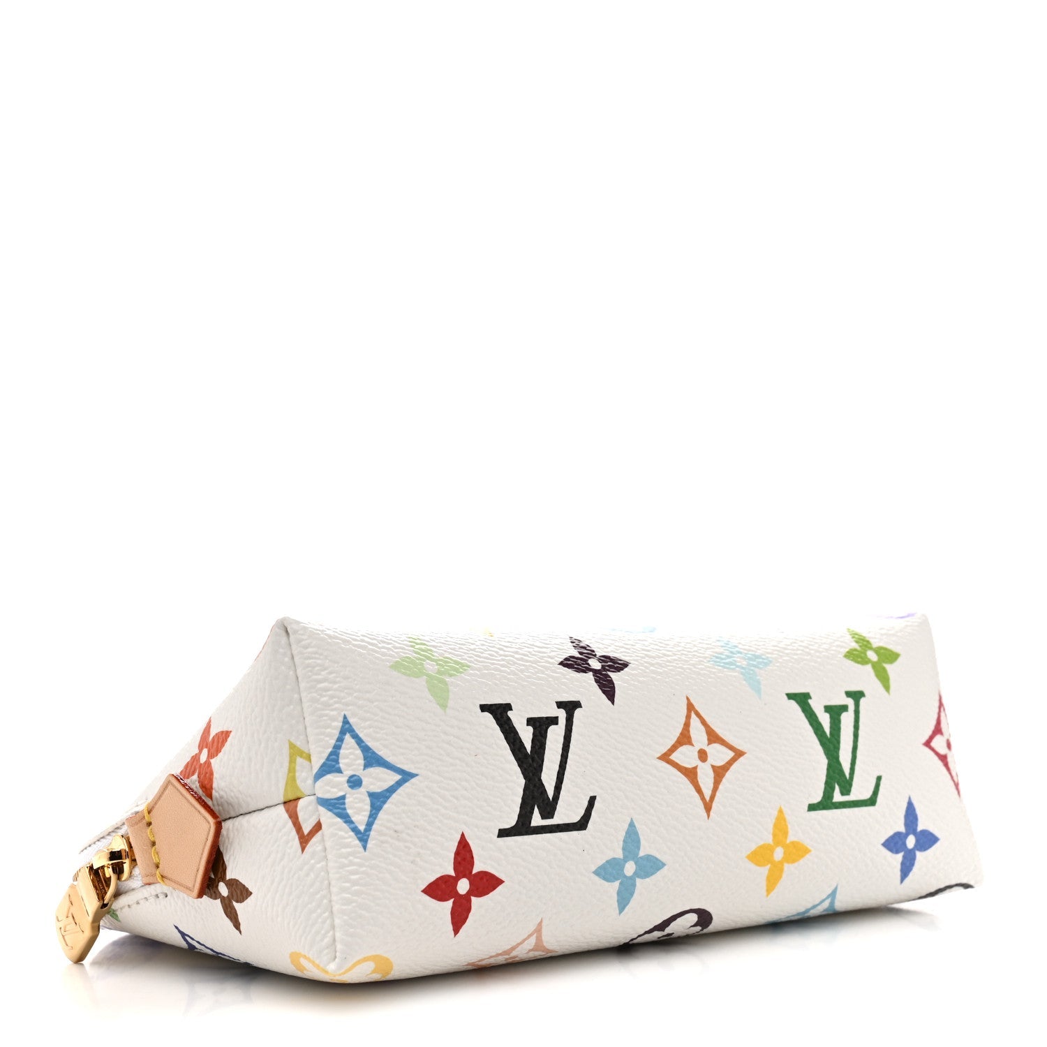 Louis Vuitton LV x TM Monogram Multicolor Cosmetic Pouch PM White