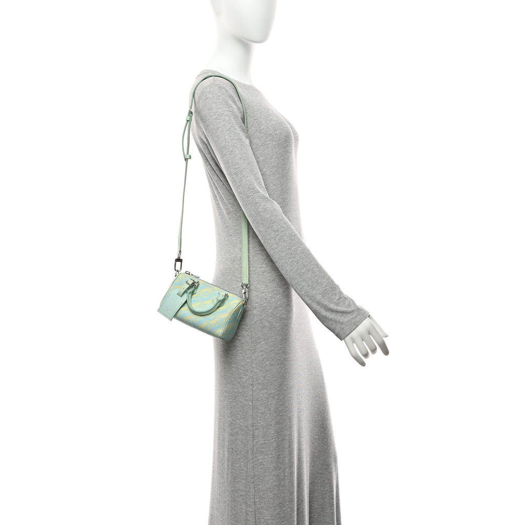 Louis Vuitton Empreinte Monogram Summer Stardust Nano Speedy Water Green