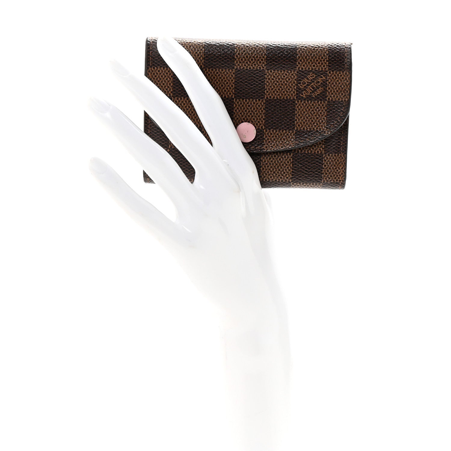 Louis Vuitton Damier Ebene Rosalie Coin Purse Rose Ballerine