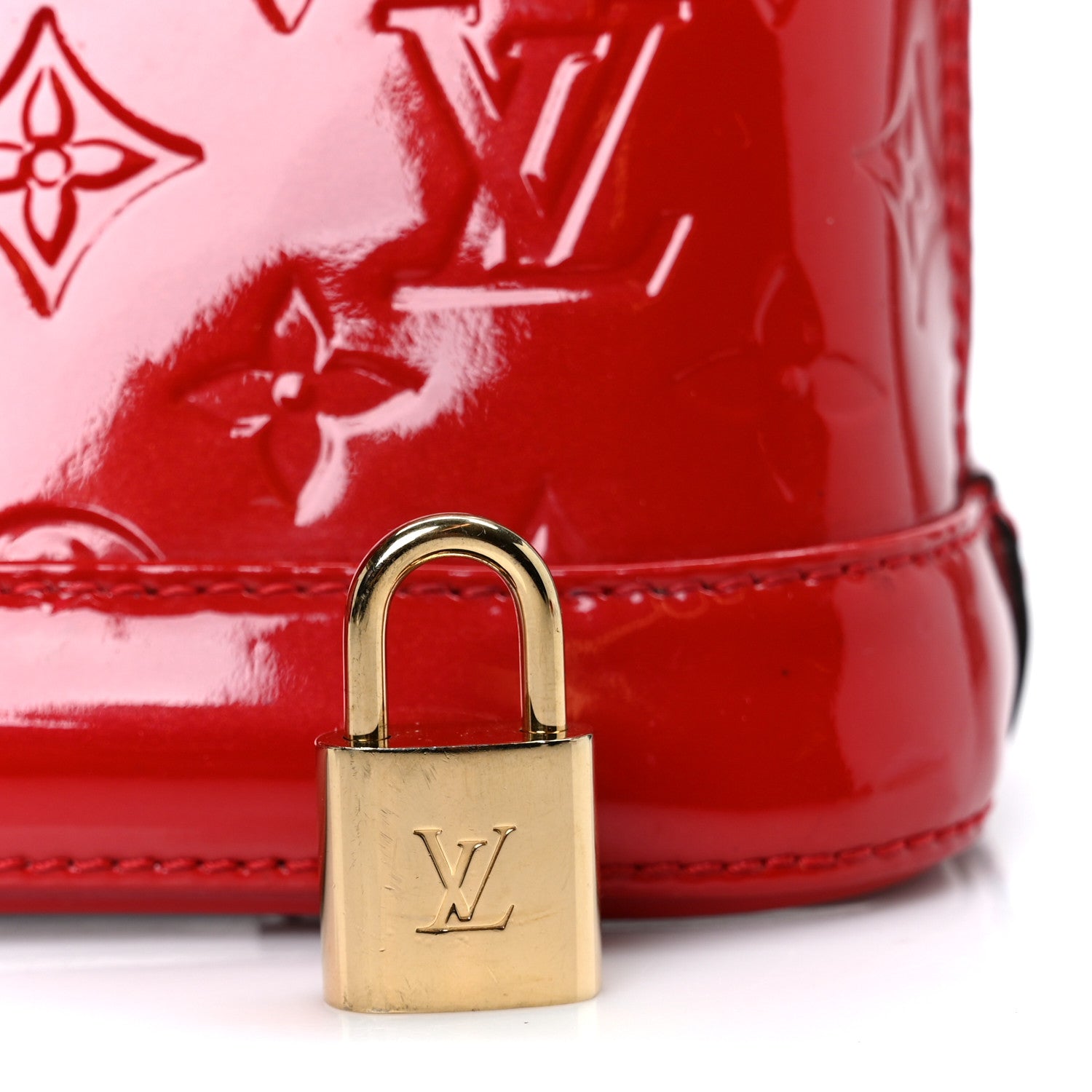 Louis Vuitton Vernis Alma BB Cherry