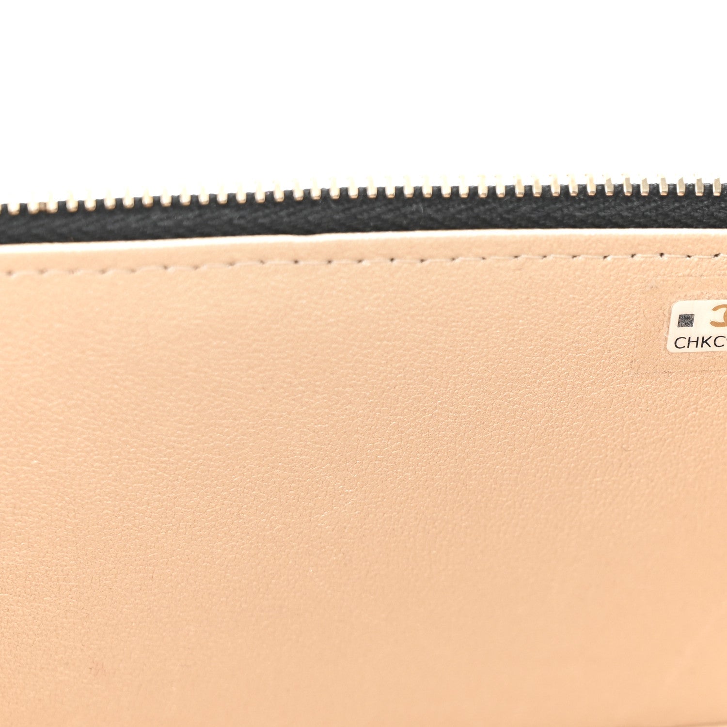 Chanel Lambskin Quilted Small CC Dynasty Vanity Case With Chain Black