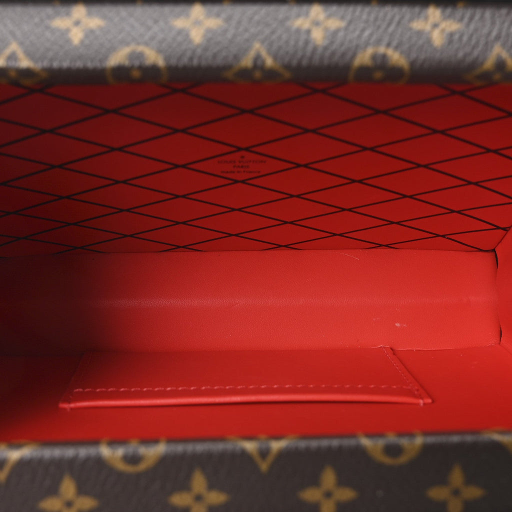 Louis Vuitton Monogram Patches Petite Malle Black