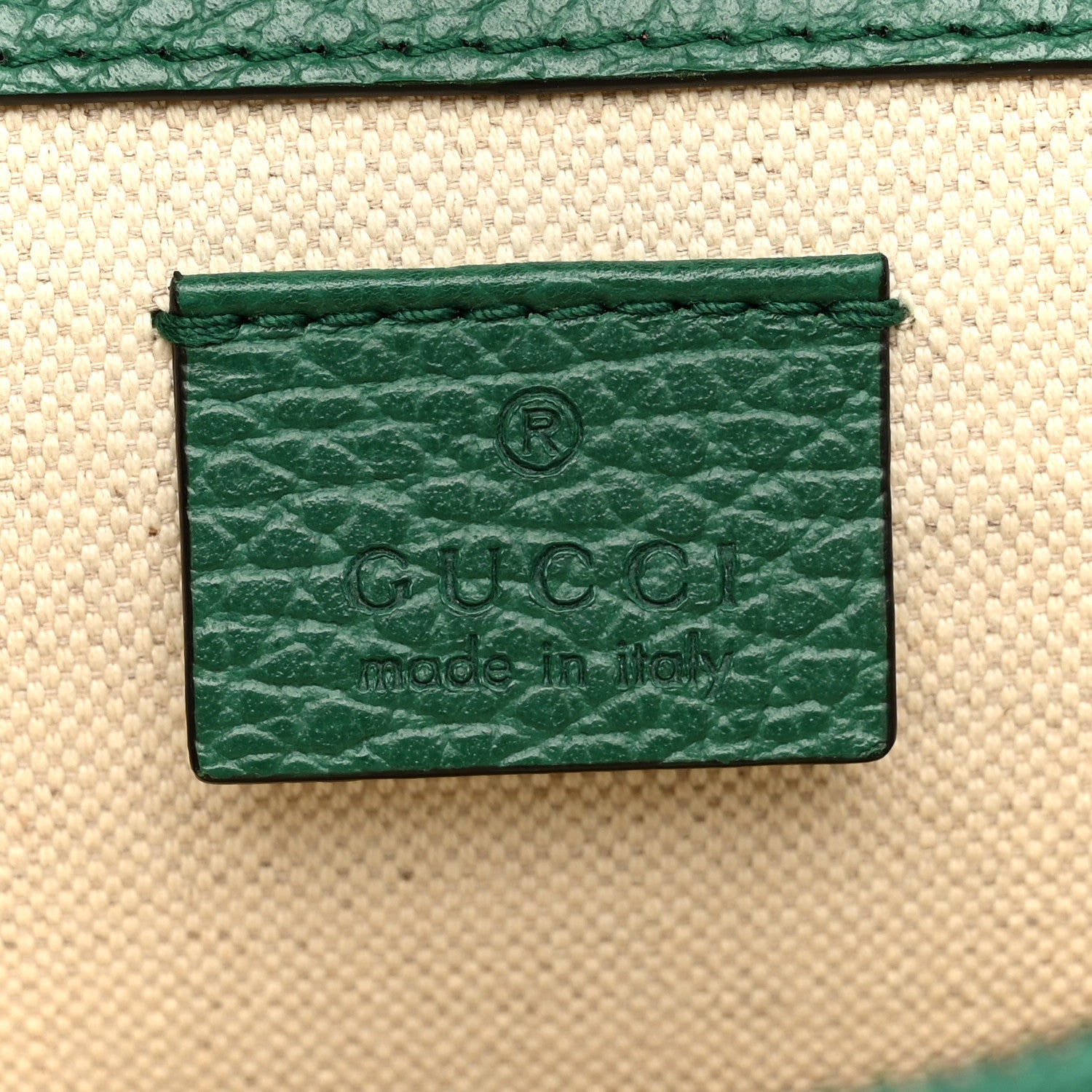 Gucci Dollar Calfskin Crystal Small Dionysus Shoulder Bag Emerald