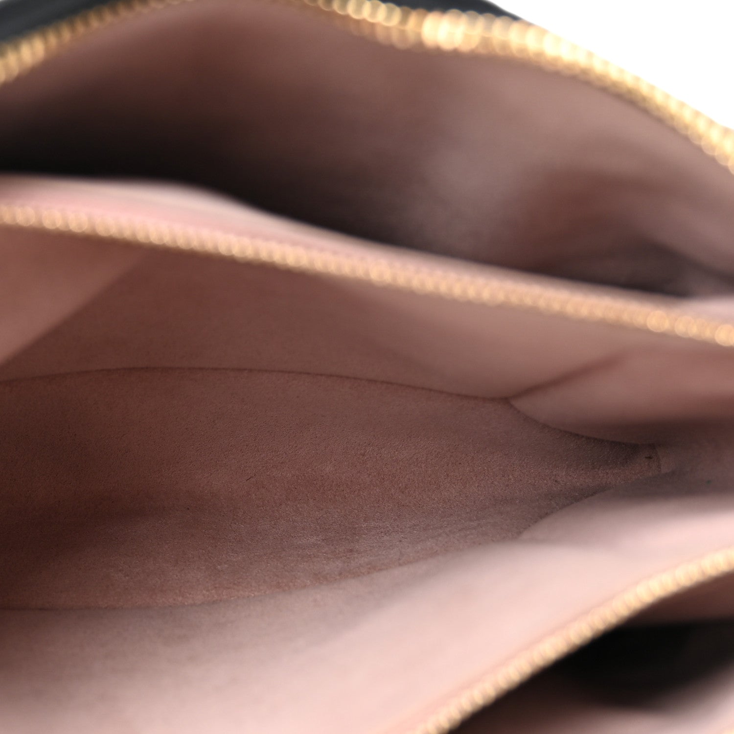 Louis Vuitton Lambskin Embossed Monogram Coussin PM Black