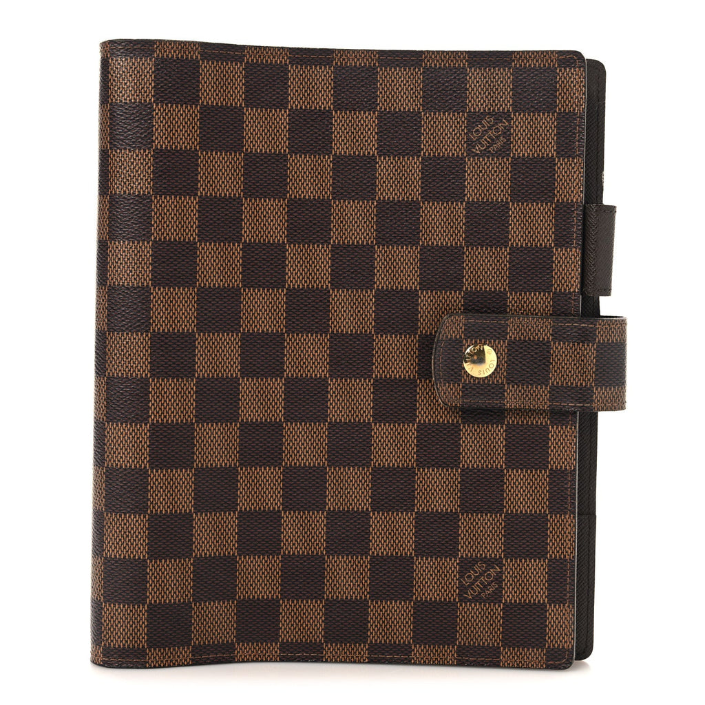 Louis Vuitton Damier Ebene Large Ring Agenda Cover