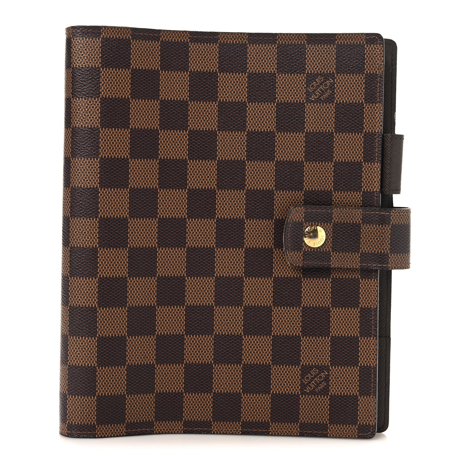 Louis Vuitton Damier Ebene Large Ring Agenda Cover