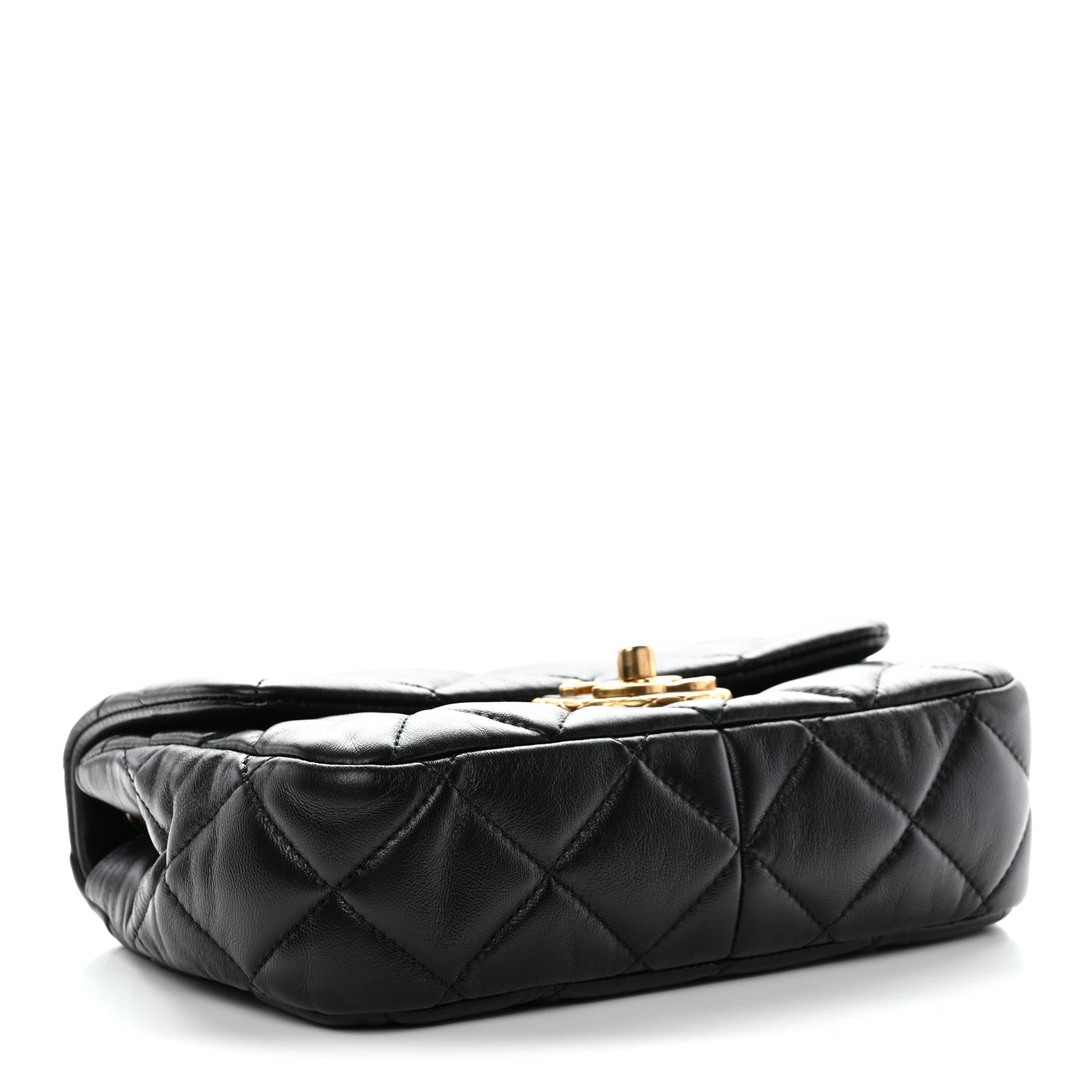 Chanel Lambskin Quilted Mini Flap Black