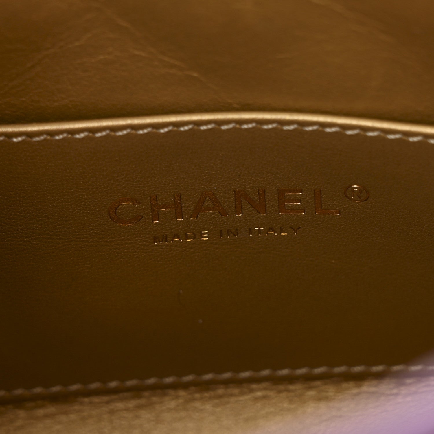 Chanel Lambskin Quilted Small Pearl Crush Hobo Purple