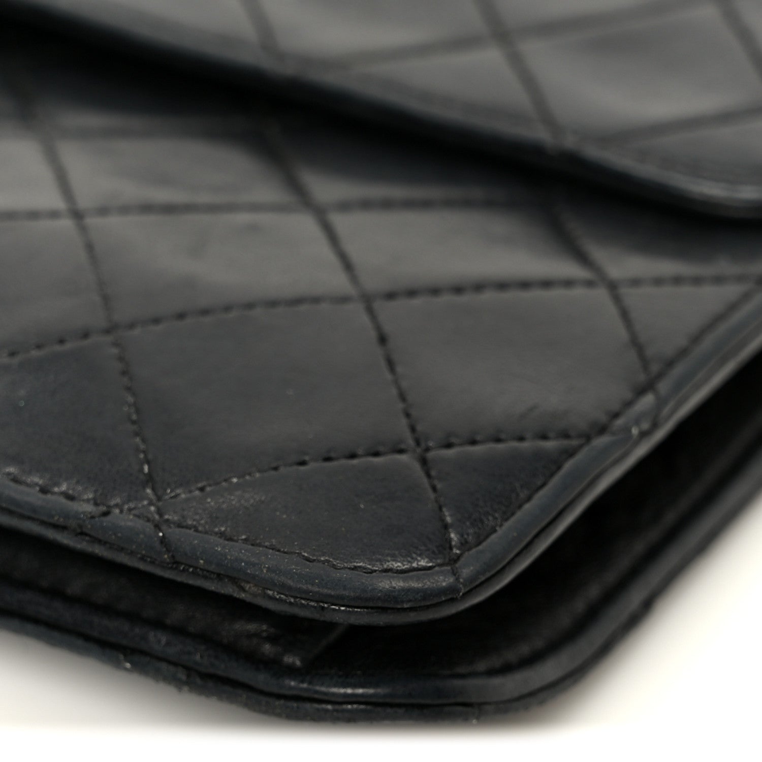 Chanel Lambskin Quilted Medium Single Flap Black