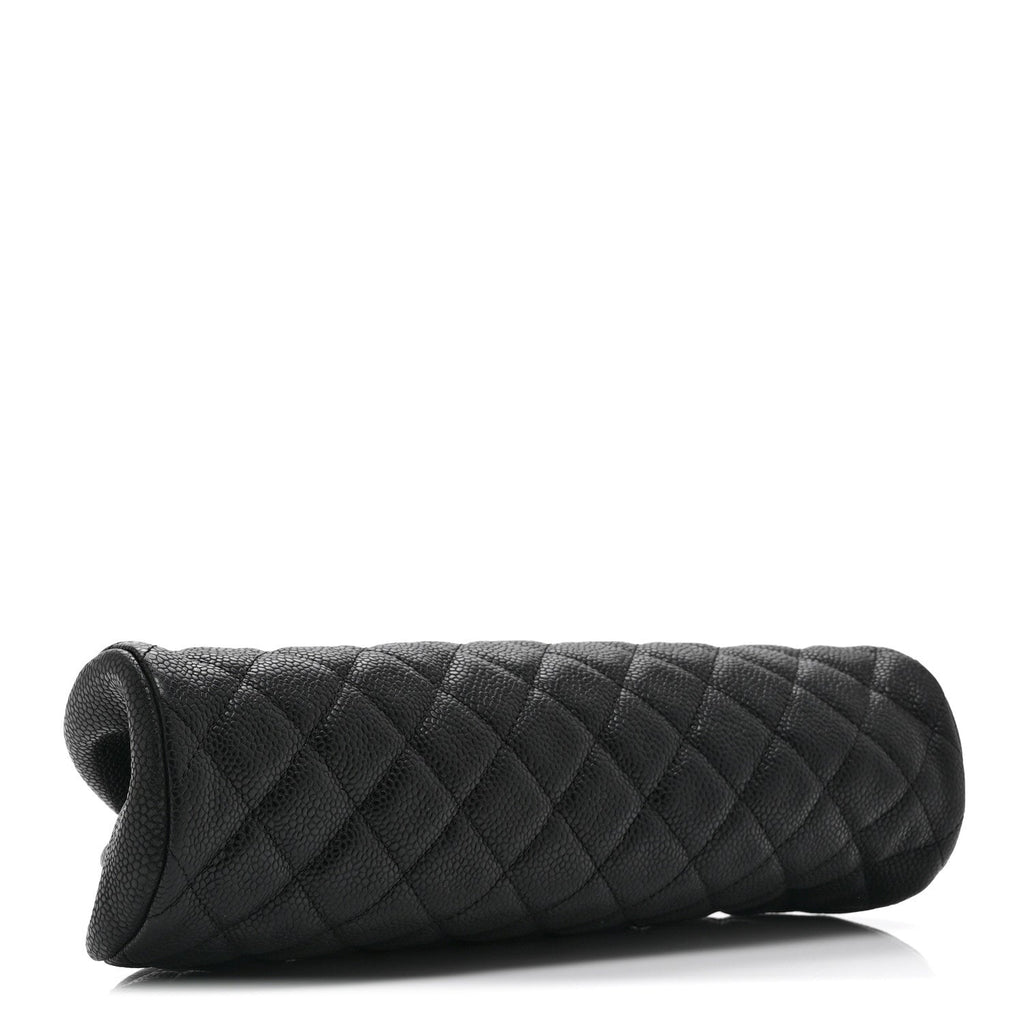 Chanel Caviar Quilted Timeless Clutch Black