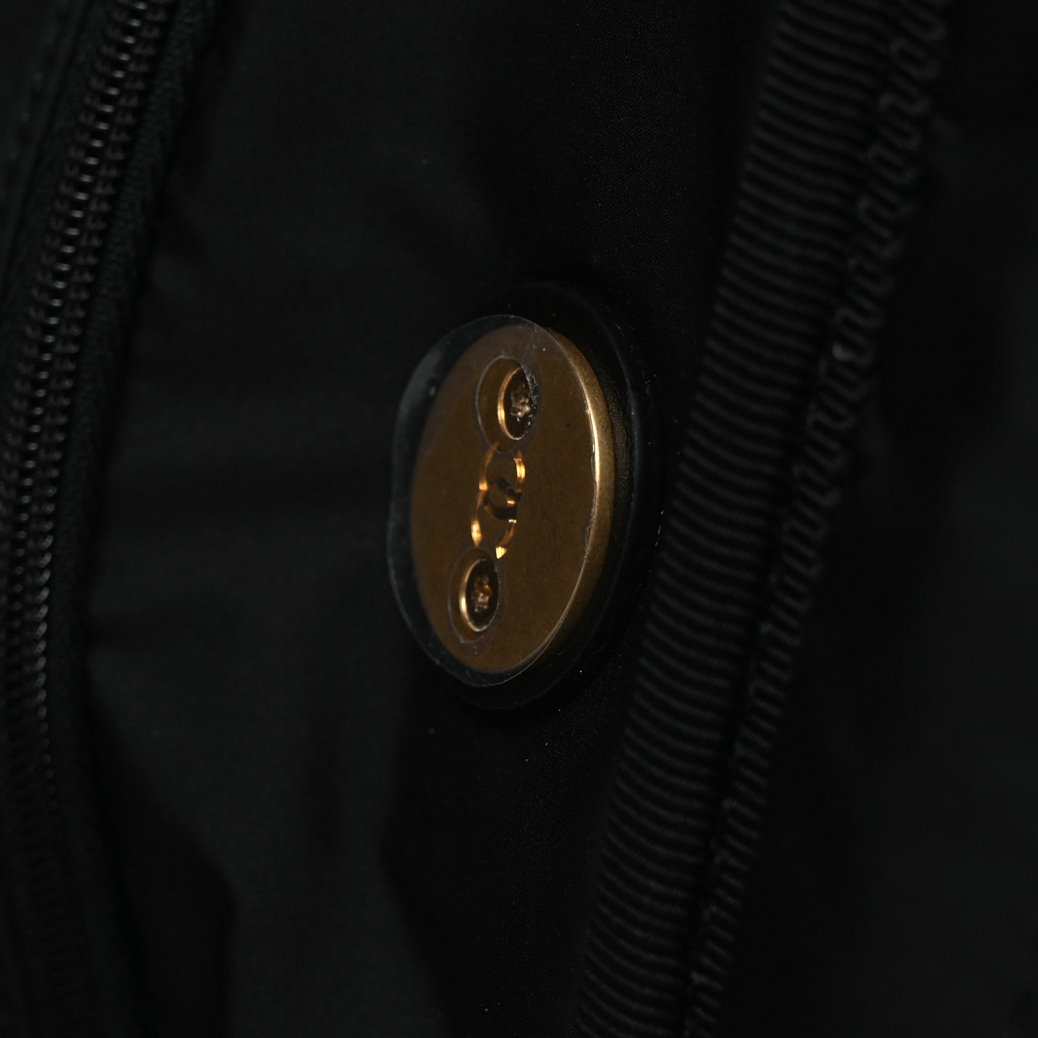 Chanel Shiny Grained Calfskin Quilted Large Travel Bowling Bag Black