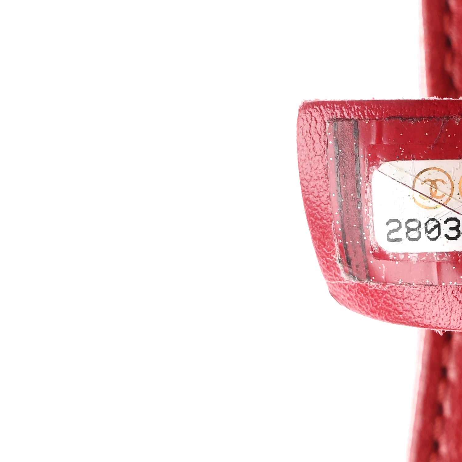Chanel Calfskin Stitched Small Egyptian Amulet Drawstring Bag Red