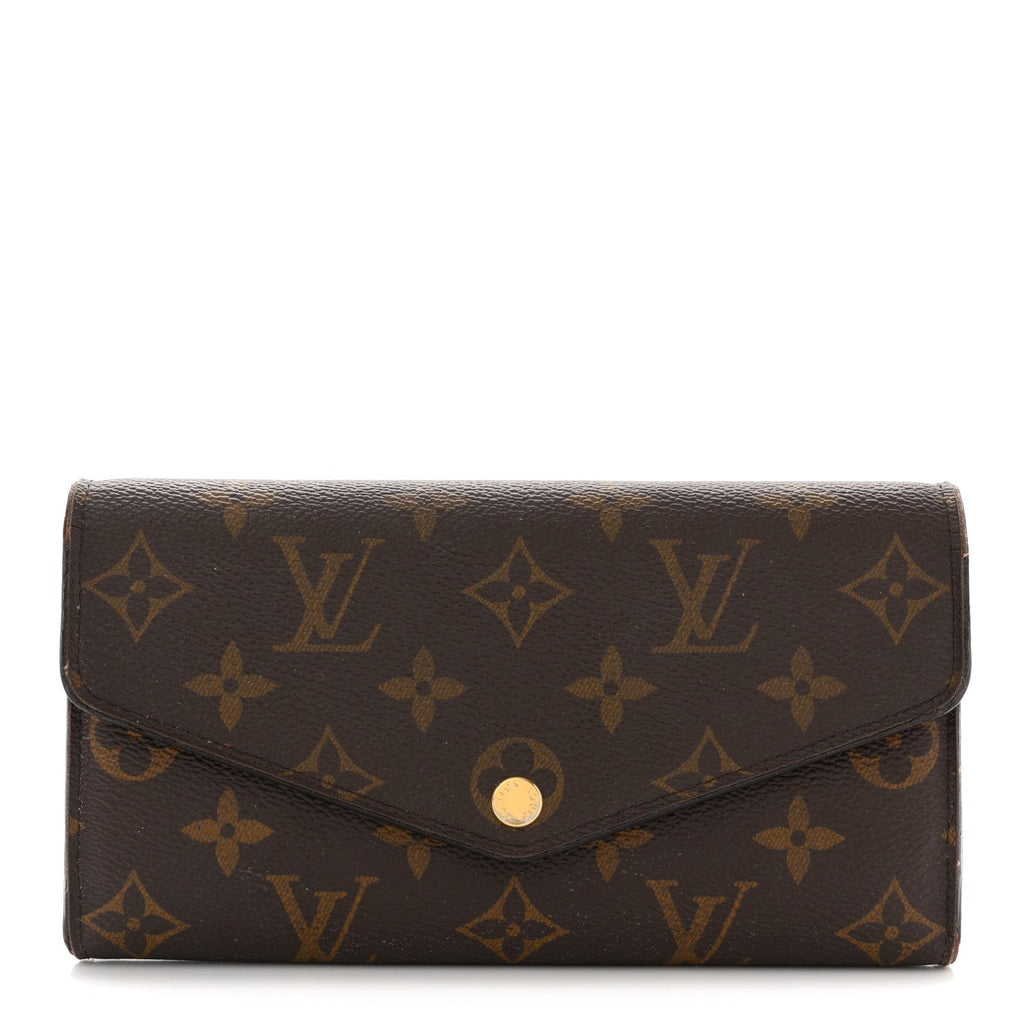 Louis Vuitton Monogram Sarah Wallet NM Coquelicot