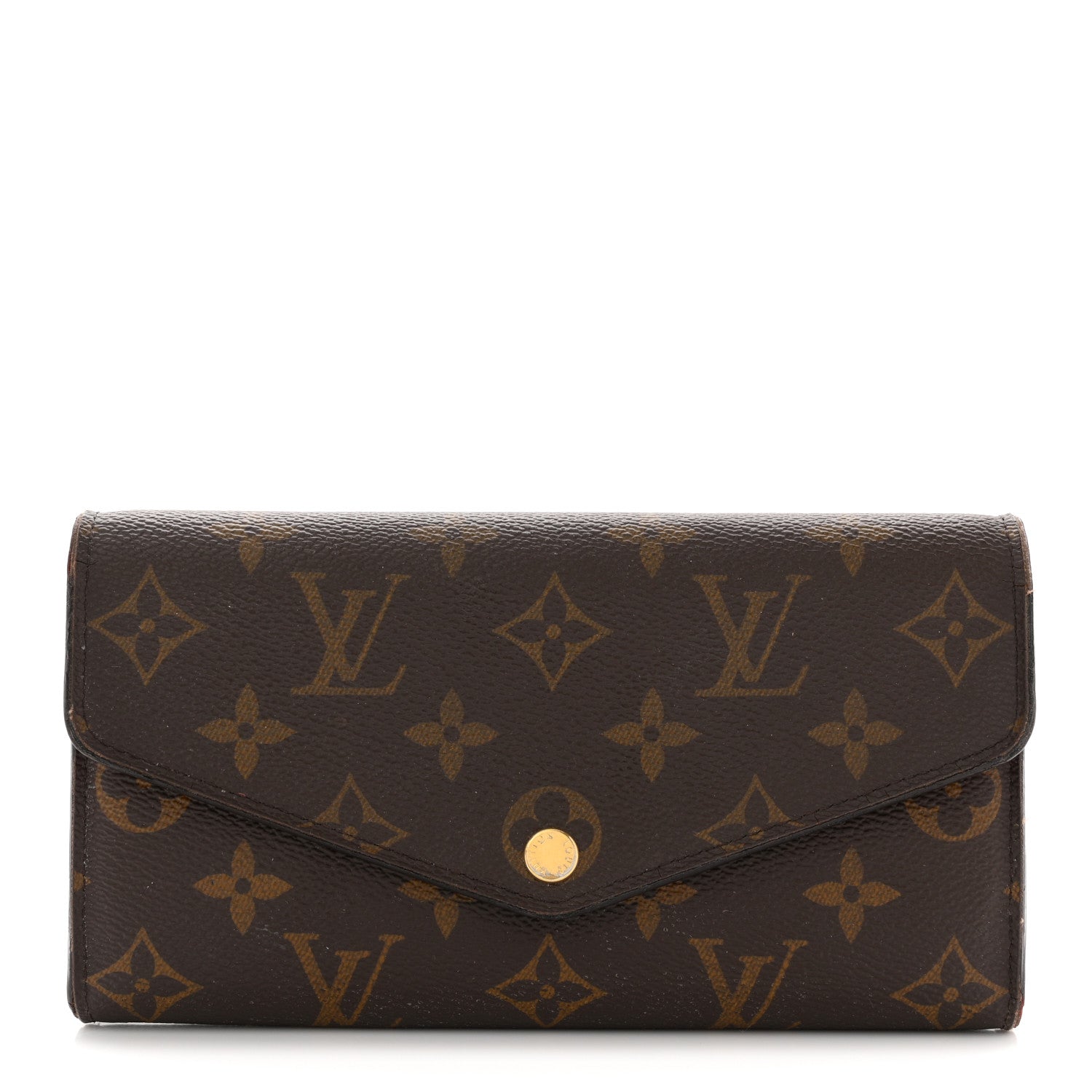 Louis Vuitton Monogram Sarah Wallet NM Coquelicot
