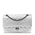 Chanel Metallic Lambskin Quilted 2.55 Reissue 226 Flap Silver