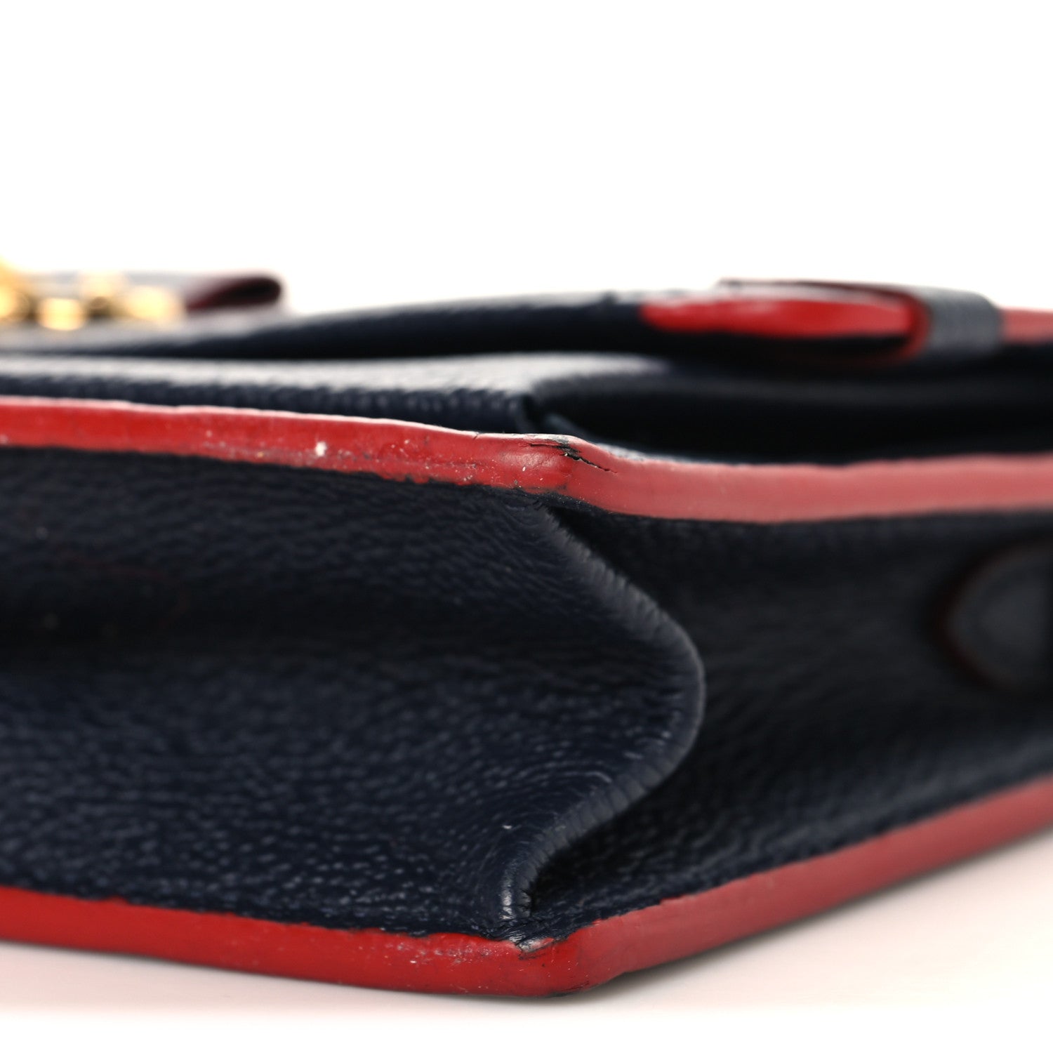 Louis Vuitton Empreinte Vavin Chain Wallet Marine Rouge