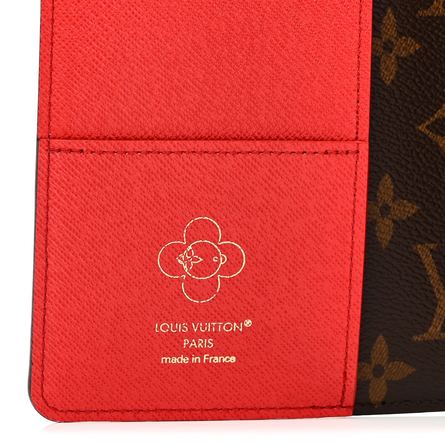 Louis Vuitton Monogram Emily Notebook Cove MM Coquelicot