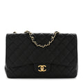 Chanel Caviar Quilted Jumbo Single Flap Black