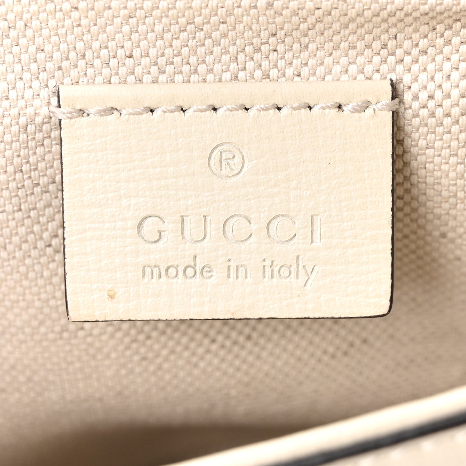 Gucci Azalea Calfskin Web Mini Horsebit 1955 Shoulder Bag Mystic White