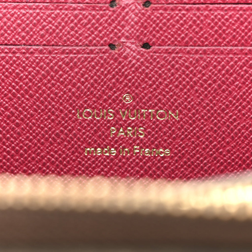Louis Vuitton Monogram Clemence Wallet Fuchsia