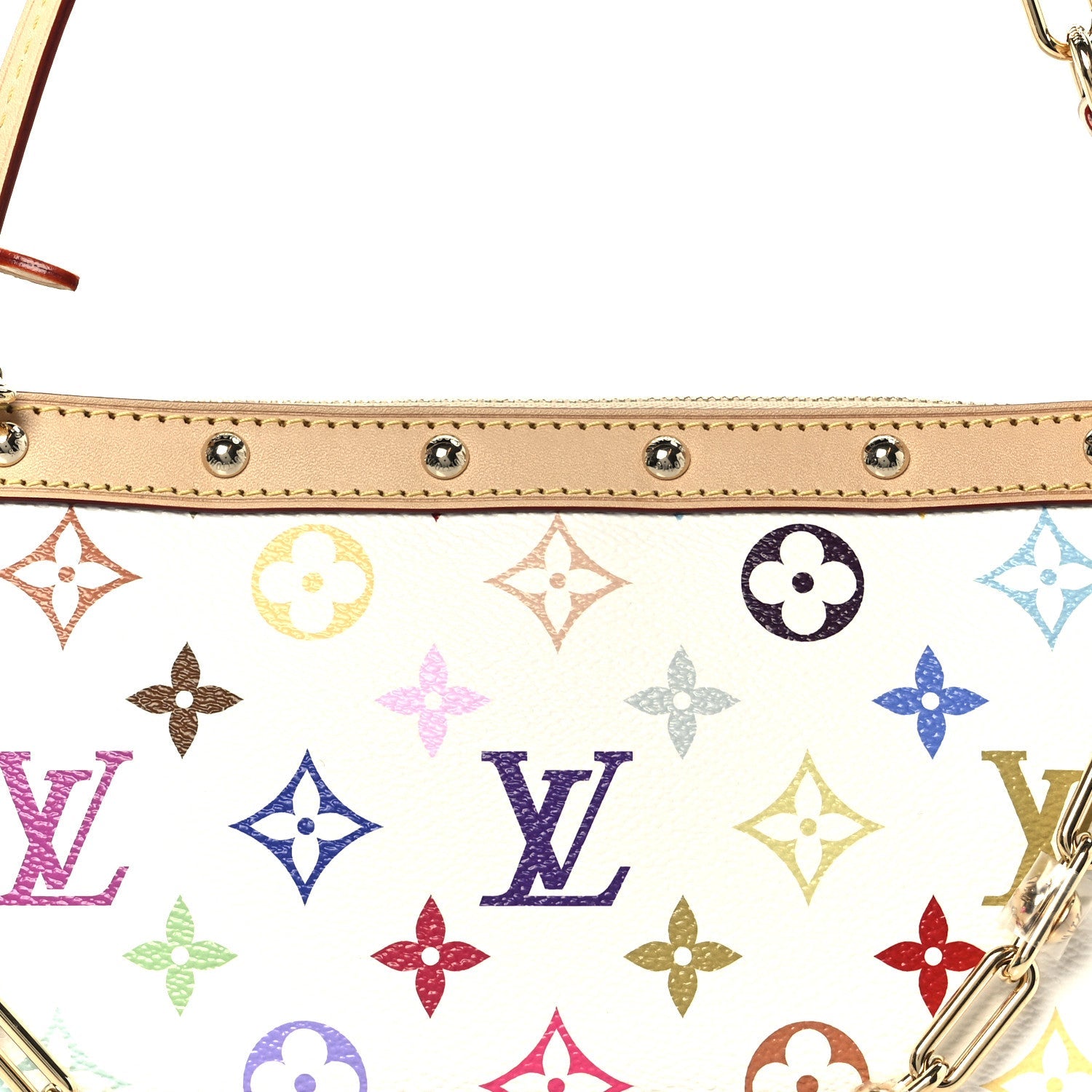 Louis Vuitton LV X TM Monogram Multicolor Pochette Accessories White