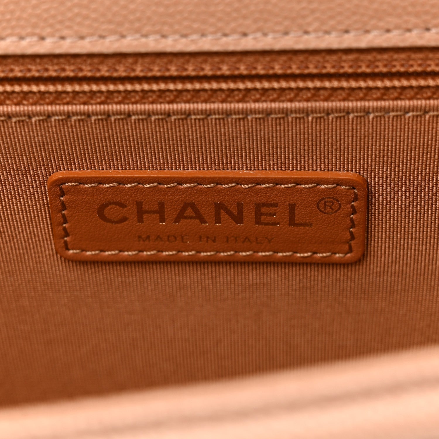 Chanel Caviar Quilted Medium Sunset On The Sea Flap Beige