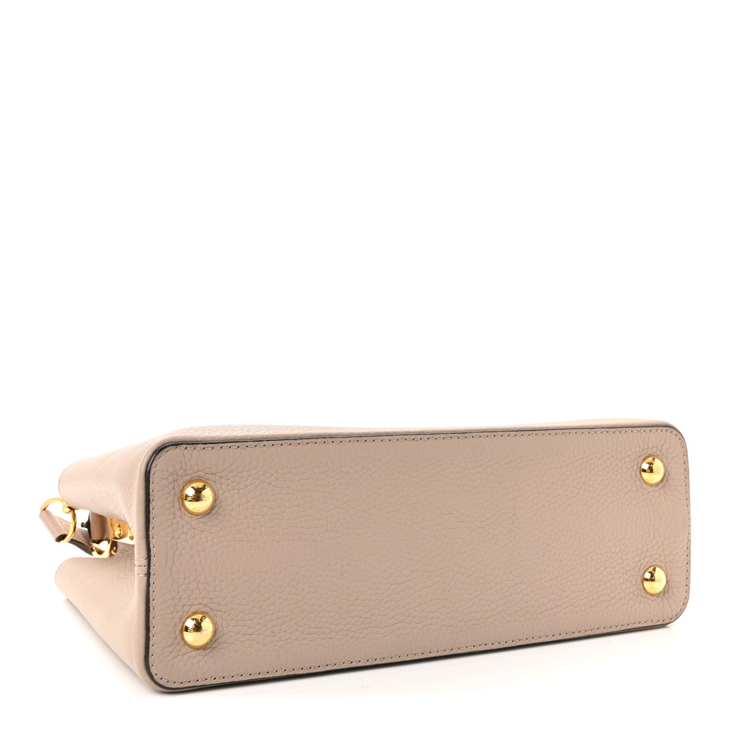 Louis Vuitton Taurillon Capucines PM Galet