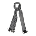 Louis Vuitton Cashmere Wool Monogram Gradient Scarf Light Grey