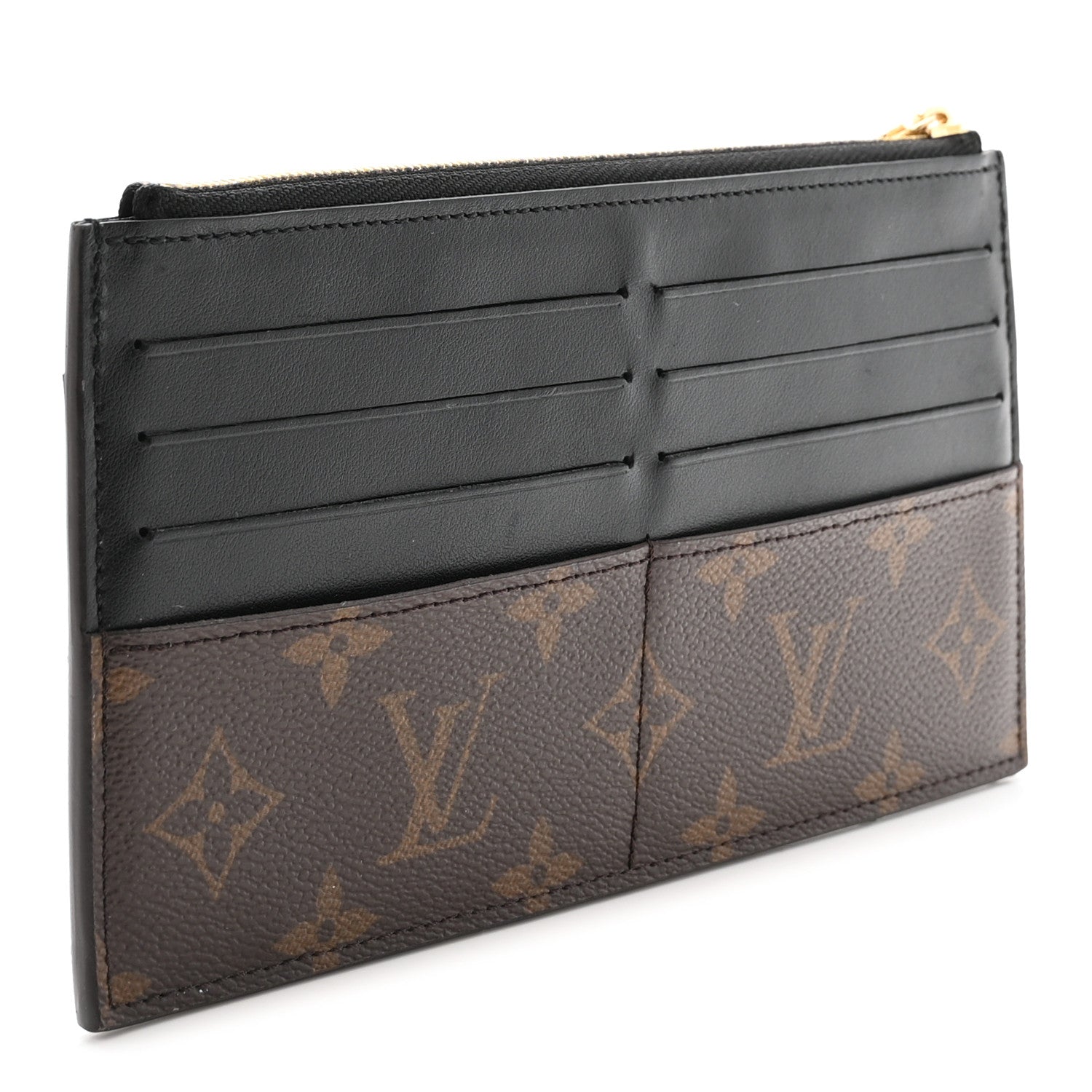 Louis Vuitton Monogram Slim Purse Black