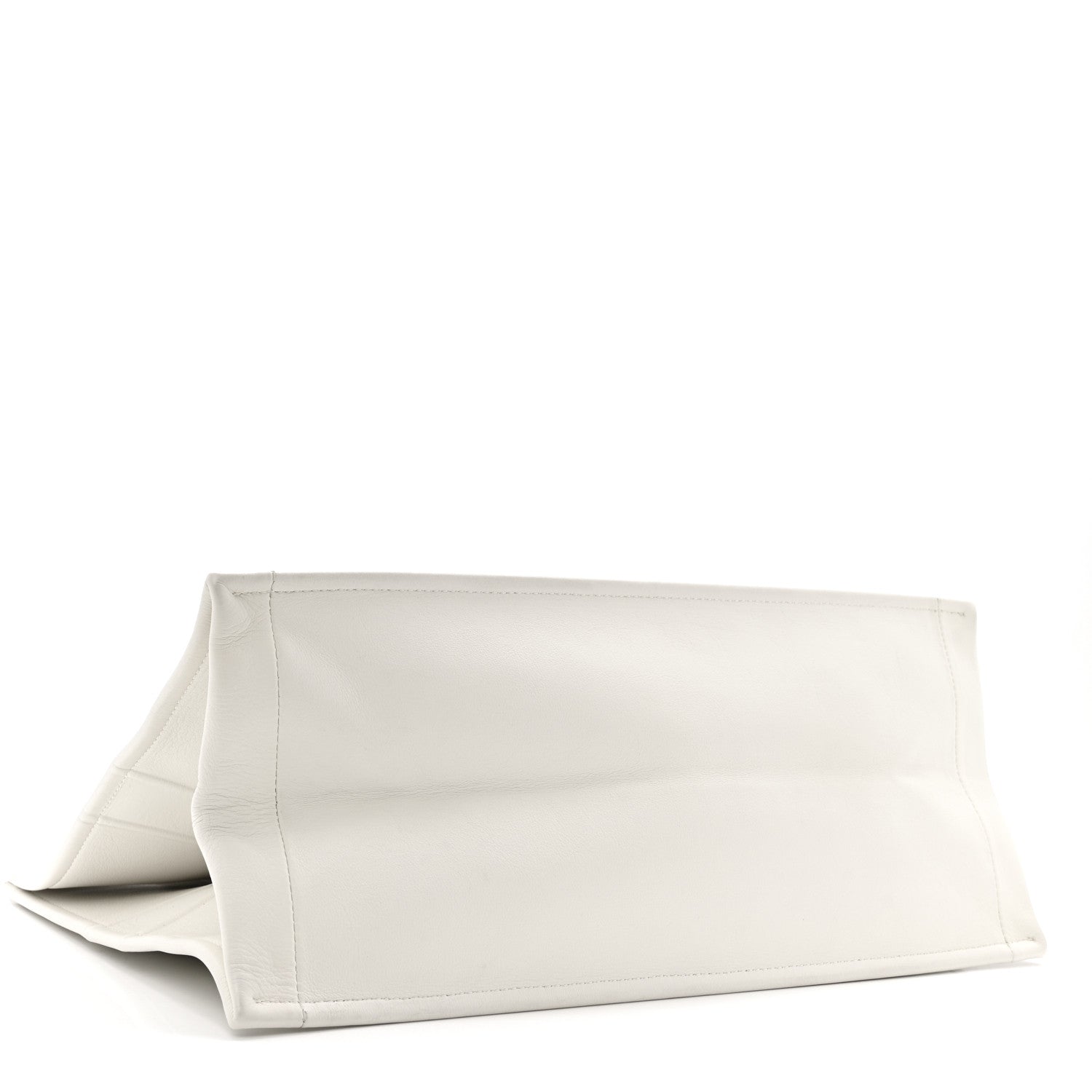 Christian Dior Calfskin Large Surrealism Book Tote Ivory