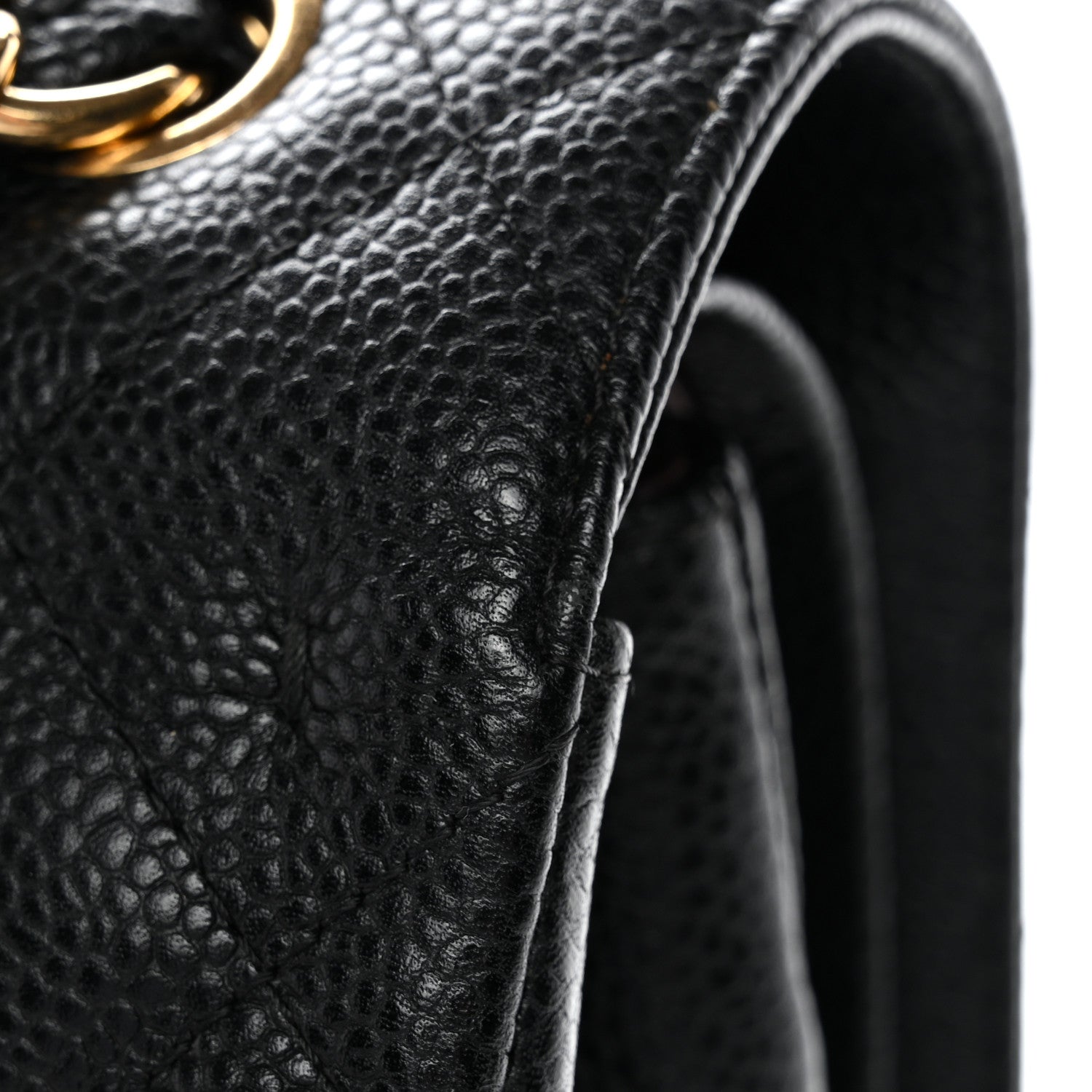 Chanel Caviar Quilted Jumbo Double Flap Black
