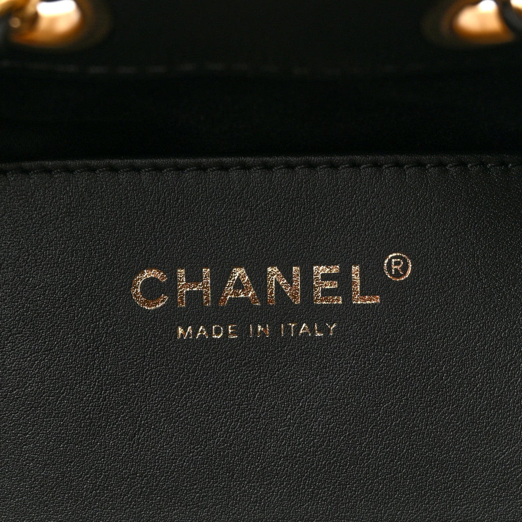 Chanel Caviar Quilted Mini Chanel 25 Handbag Black