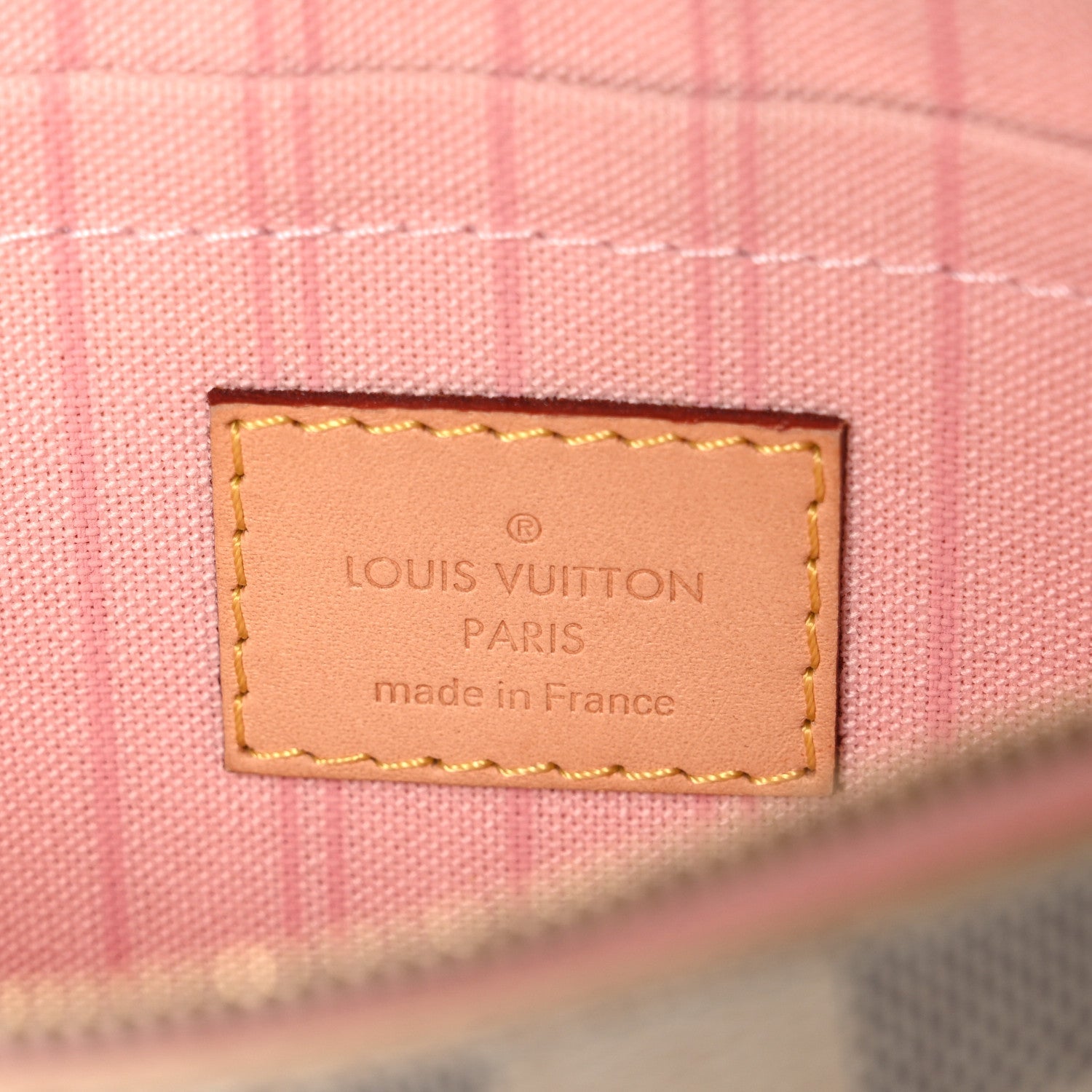 Louis Vuitton Monogram Neverfull MM GM Pochette Rose Ballerine
