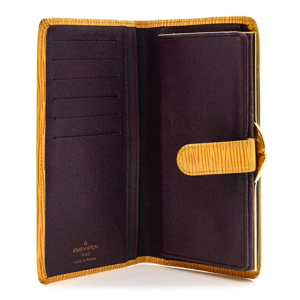 Louis Vuitton Epi Continental French Purse Wallet Tassil