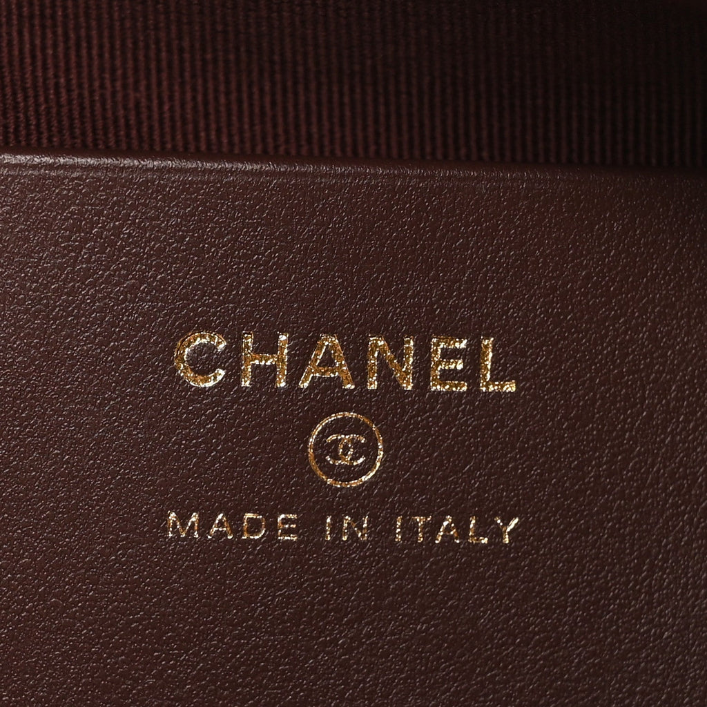 Chanel Caviar Quilted Clutch With Chain Black