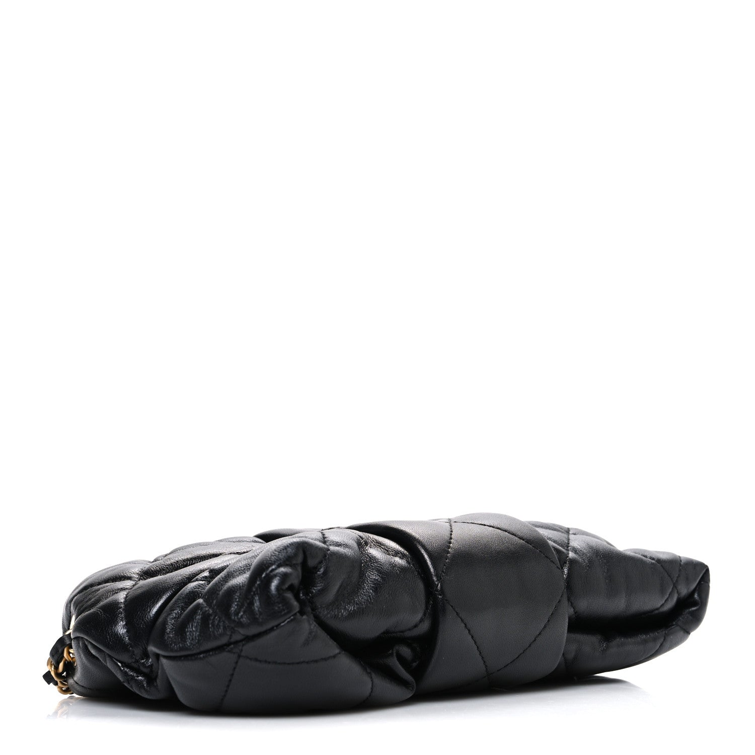 Chanel Lambskin Quilted Mini Bow Bag Black