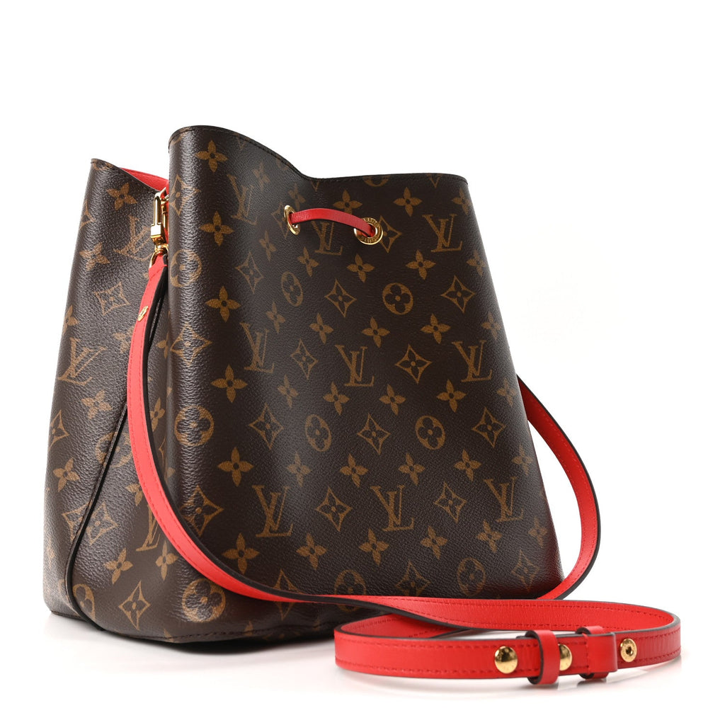 Louis Vuitton Monogram Neonoe MM Coquelicot