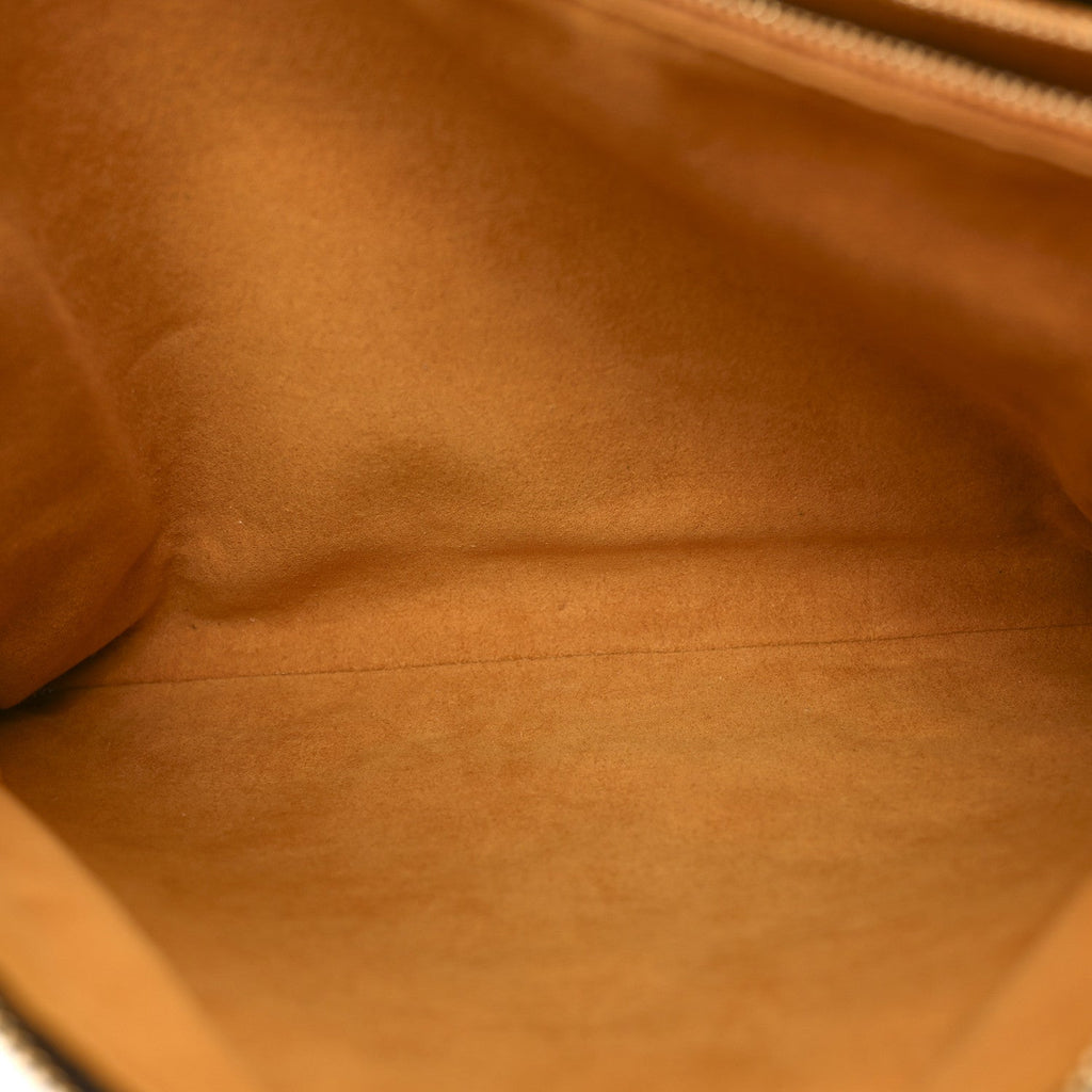 Louis Vuitton Lambskin Embossed Monogram Coussin MM Black